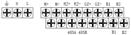 JB-QB-TS100N火災(zāi)報(bào)警控制器接線方法